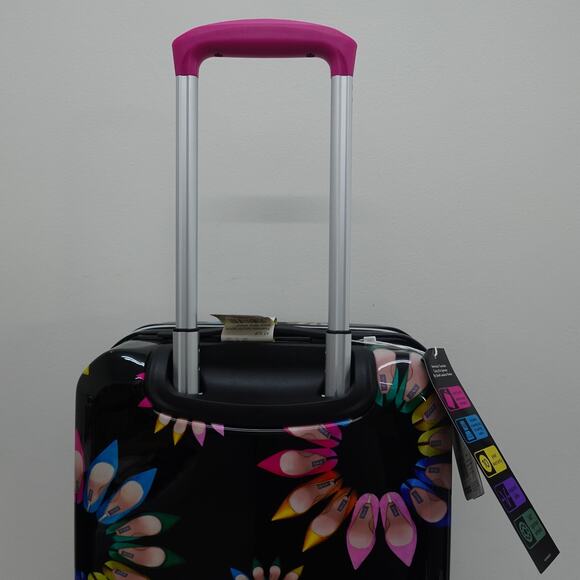 Sarah Jessica Parker Hardside Expandable Large Checked Spinner Suitcase - Picture 14 of 16